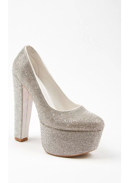 Kadın Moda Şık Gold Janjan Full Taş Düğün Nişan Gece Abiye Ayakkabı fiyatları