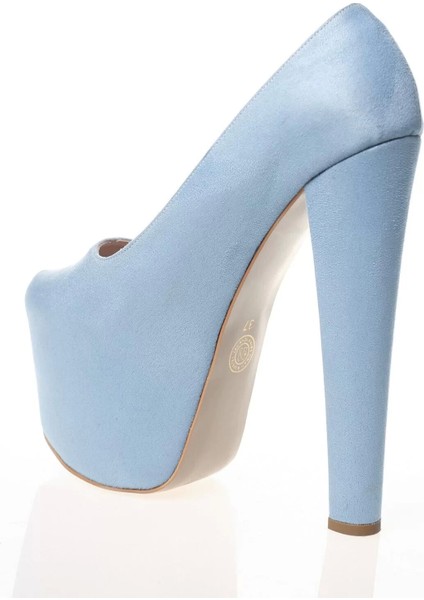 Kadın Moda Şık Fuşya Süet Yüksek Topuk Topuklu Zarif Tasarım Düğün Nişan Gece Abiye Ayakkabı fırsatları