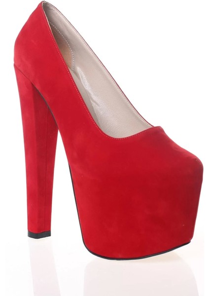 Kadın Moda Şık Fuşya Süet Yüksek Topuk Topuklu Zarif Tasarım Düğün Nişan Gece Abiye Ayakkabı fiyatları