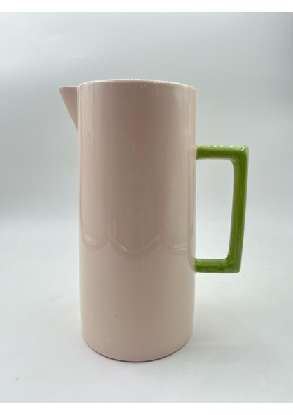 Handmade Seramik Sürahi(Çiçekli)