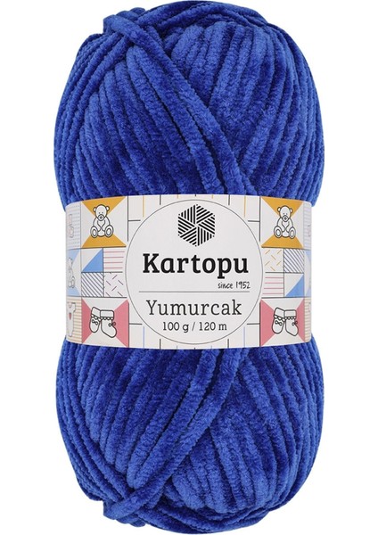 Yumurcak Kadife El Örgü İpi Gece Mavisi K524