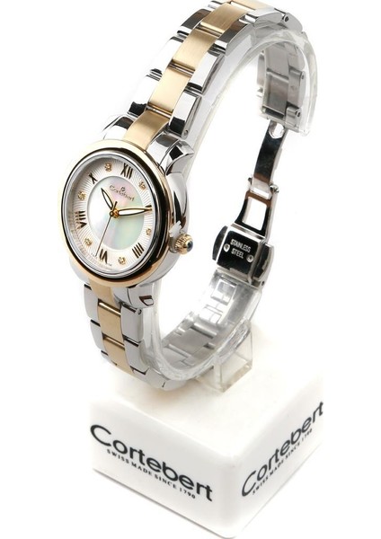 Sedef Model Rose Gold Cortebert Lüks Kadın Kol Saati