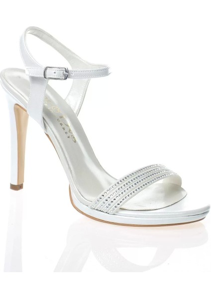 Kadın Moda Şık Gold Ayna Taşlı Tek Bant Topuklu Zarif Tasarım Düğün Nişan Gece Abiye Ayakkabı fiyatları