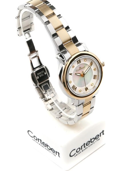 Sedef Model Rose Gold Cortebert Lüks Kadın Kol Saati