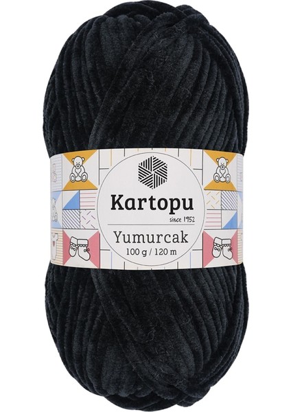 Yumurcak Kadife İp Siyah K940