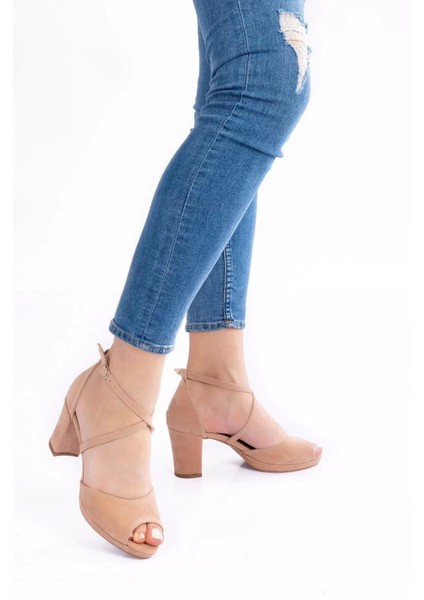 Kadın Moda Şık Pudra Süet Topuklu Klasik Ayakkabı Topuklu Düğün Nişan Gece Abiye Ayakkabı modelleri