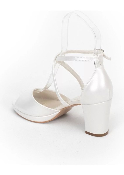 Kadın Moda Şık Sedef Cilt Topuklu Ayakkabı Zarif Tasarım Düğün Nişan Gece Abiye Ayakkabı fırsatları