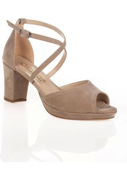 Kadın Moda Şık Pudra Süet Topuklu Klasik Ayakkabı Topuklu Düğün Nişan Gece Abiye Ayakkabı fiyatları