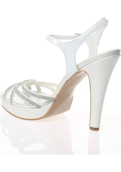 Kadın Moda Şık Gold Taşlı Topuklu Zarif Tasarım Yüksek Topuk Düğün Nişan Gece Abiye Ayakkabı fırsatları