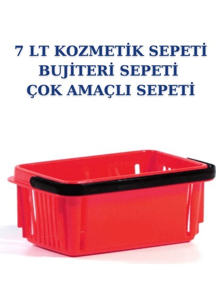Kırmızı 7L Çok Amaçlı Sepet Seti, Kozmetik, Bijuteri, Kırtasiye ve Hırdavat için 4+ parça fiyatları