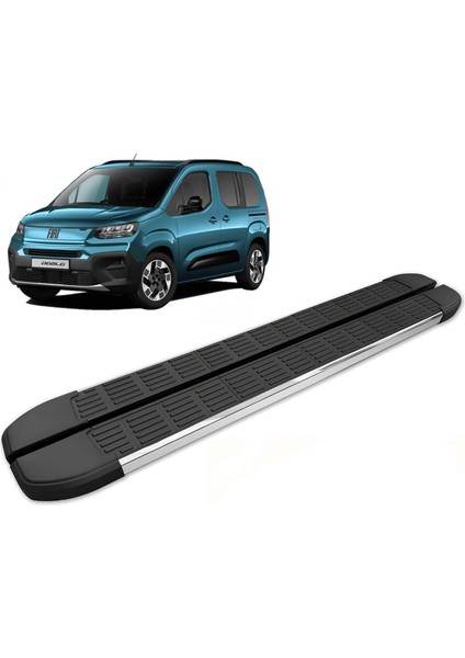 Yeni Doblo Yan Basamak ve Arka Koruma Set 2024 2025 Model Yeni Doblo Için