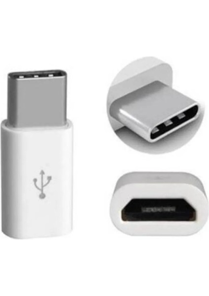 Tigdes USB 3.1 Type C - Micro USB 2.0 Çevirici Dönüştürücü