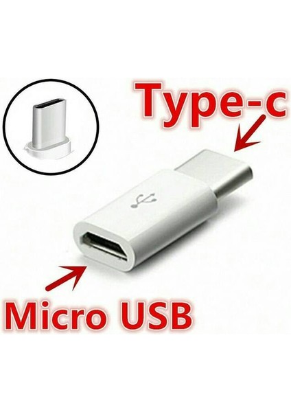 Tigdes USB 3.1 Type C - Micro USB 2.0 Çevirici Dönüştürücü