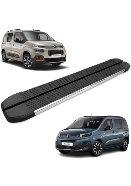 Berlingo Yan Basamak ve Arka Koruma Set 2019 2020 2021 2022 2023 2024 2025