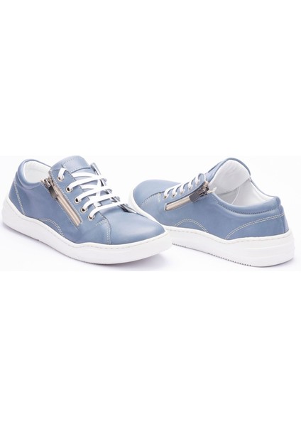 Kadın Deri Geniş Kalıp Günlük Ayakkabı Sneakers fırsatları