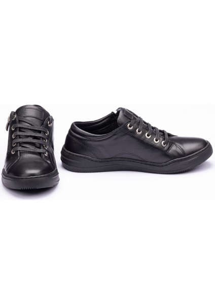 Kadın Deri Geniş Kalıp Günlük Ayakkabı Sneakers