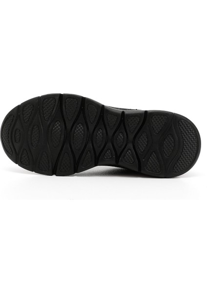 Erkek Siyah Triko Bağcıklı Comfort Sneaker fırsatları