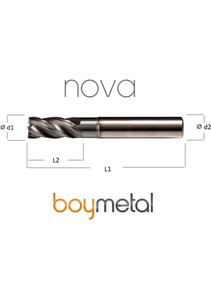 Çap 18 mm Karbür Freze