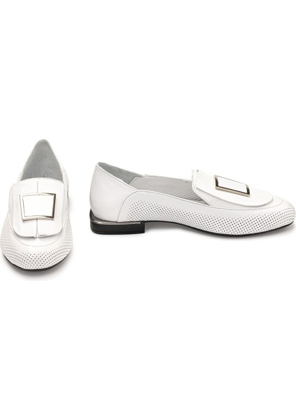 Kadın Deri Günlük Klasik Loafer - Babet Ayakkabı indirimleri
