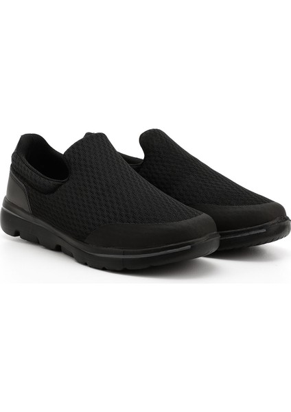 Erkek Siyah Triko Comfort Sneaker