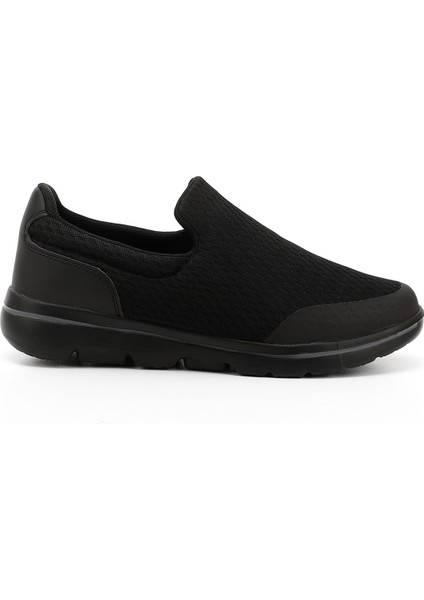 Erkek Siyah Triko Comfort Sneaker