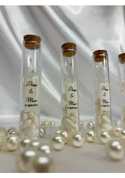 Cam Tüp Incili Meyve Aromalı Mini Kalp Şeker Nikah Şekeri Söz, Nişan, Düğün Hediyelikleri fırsatları