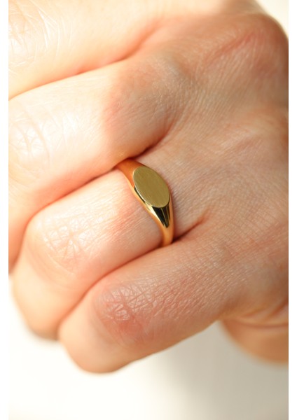 14 Ayar Altın Düz Şovalye Yüzük fiyatları