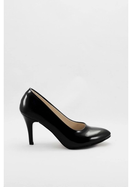 Kadın Moda Şık Siyah Klasik Topuklu Ayakkabı Topuklu Düğün Nişan Gece Abiye Ayakkabı fiyatları