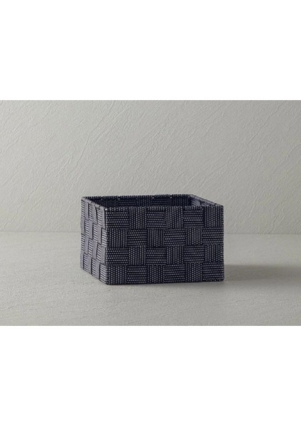 Çok Amaçlı Siyah Sepet, 17x17x10,5 cm, Polipropilenden, dayanıklı ve şık tasarım