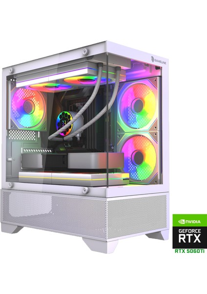 Prime X7 Ryzen 5 5600X 32GB Ddr4 1tb M.2 Nvme RTX5060TI 8gb Oyuncu Masaüstü Bilgisayar