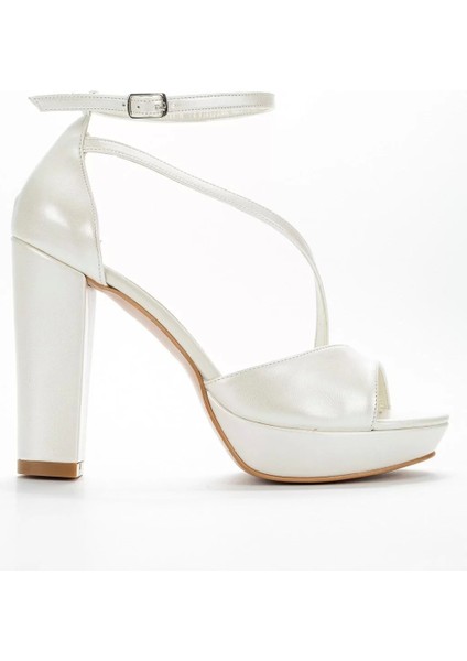 Kadın Moda Şık Sedef Cilt Zarif Tasarım Düğün Nişan Gece Abiye Ayakkabı