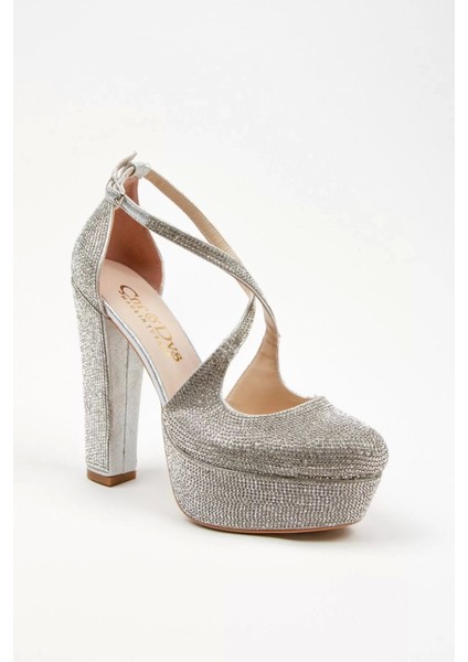 Kadın Moda Şık Gold Janjan Full Taş Düğün Nişan Gece Abiye Ayakkabı fiyatları