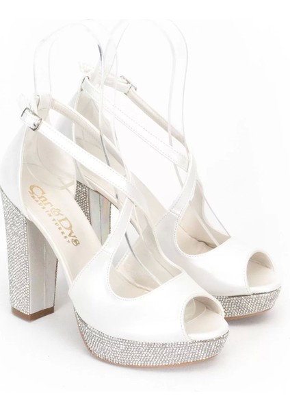 Kadın Moda Şık Sedef Cilt Taşlı Topuklu Zarif Tasarım Düğün Nişan Gece Abiye Ayakkabı modelleri
