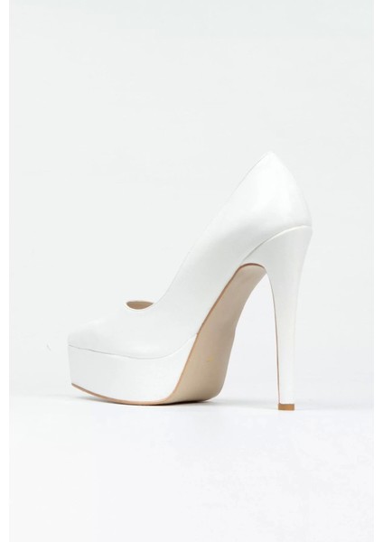 Kadın Moda Şık Gümüş Ayna Klasik Sivri Ince Topuklu Platformlu Düğün Nişan Gece Abiye Ayakkabı fırsatları