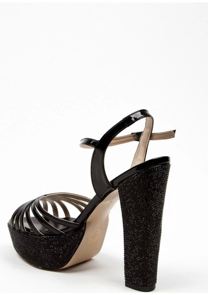 Kadın Moda Şık Gümüş Ayna Çapraz Ökçe Poli Taş Düğün Nişan Gece Abiye Ayakkabı fırsatları