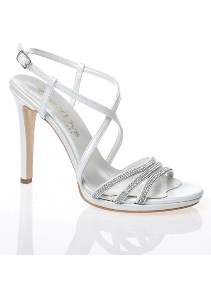 Kadın Moda Şık Gold Taşlı Topuklu Zarif Tasarım Yüksek Topuk Düğün Nişan Gece Abiye Ayakkabı fiyatları