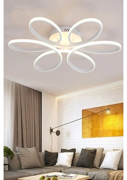 Ella Modern 6 Lı Ledli Avize.