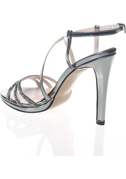 Kadın Moda Şık Gold Taşlı Topuklu Zarif Tasarım Yüksek Topuk Düğün Nişan Gece Abiye Ayakkabı fırsatları