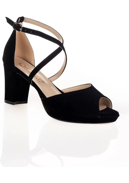 Kadın Moda Şık Siyah Topuklu Ayakkabı Topuklu Zarif Tasarım Düğün Nişan Gece Abiye Ayakkabı fiyatları