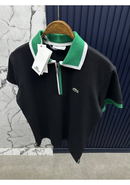 Lacoste Fermuarlı Polo Yaka T-Shirt