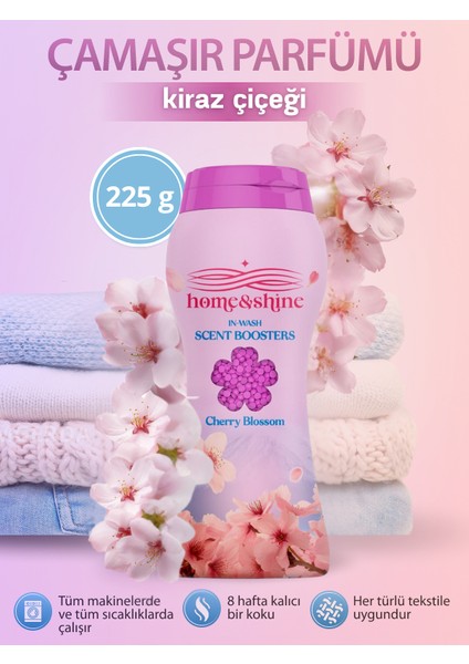 Home&shine Granül Çamaşır Yumuşatıcı Parfümü Cherry Blossom 225 G