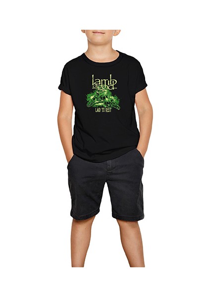 Lamb Of God Genre Siyah Çocuk Tişört