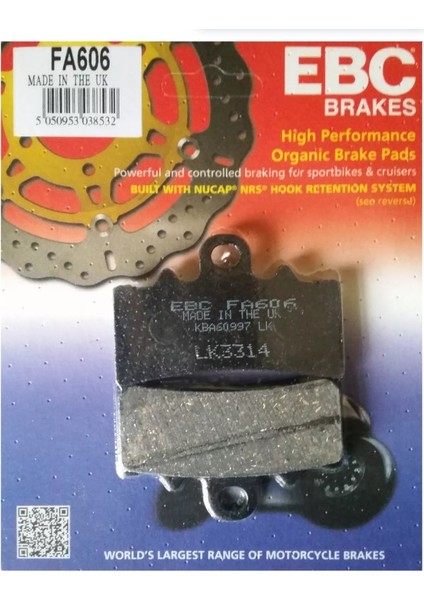 Bmw G 310 R G 310 Gs C 400 x Ön Fren Balata Ebc