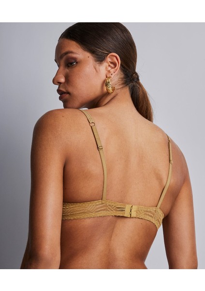 Vibes Push-Up Sütyen, Şık Altın Detaylı, Transparan Işlemeli modelleri