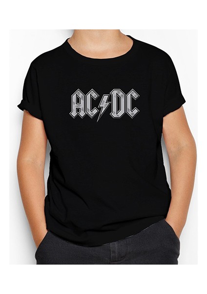 Ac Dc Logo Classic Siyah Çocuk Tişört