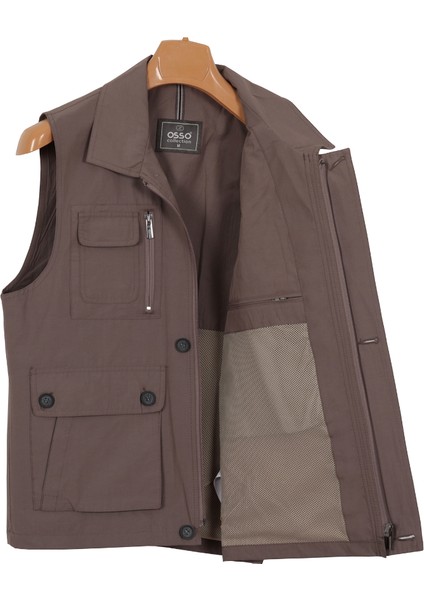 Erkek Keten Yelek Normal Kesim Yakalı RAR01302 fırsatları