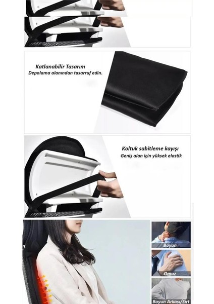 Taşınabilir Isıtmalı Oto Koltuk Masaj Minderi – 8 Programlı Titreşimli Masaj Aleti fiyatları