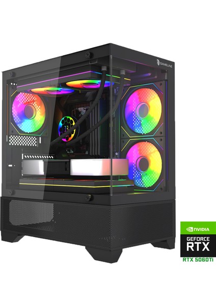 Prime X30 I5-12400F 32GB Ddr4 500GB M.2 Nvme RTX5060TI 8gb Oyuncu Masaüstü Bilgisayar