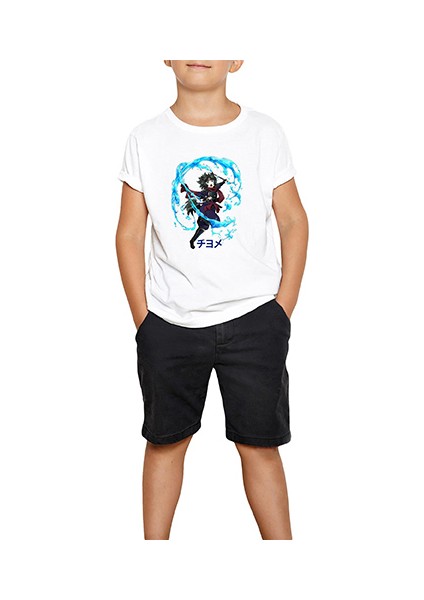 Gaikotsu Kishi Sama Mochizuki Chiyome Beyaz Çocuk Tişört