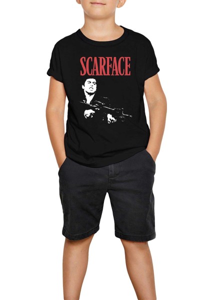 Scarface Siyah Çocuk Tişört